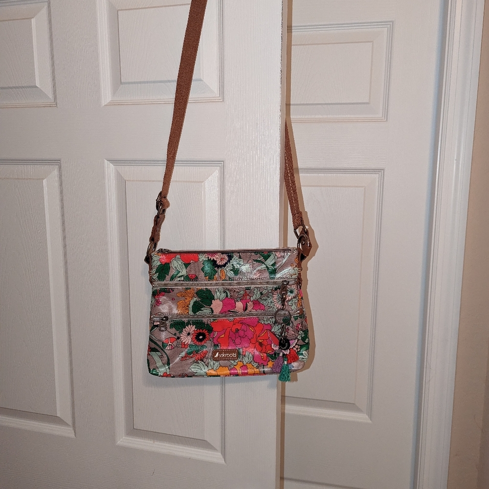 Sakroots floral crossbody bag